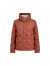 娜尔思（NAERSI）橙红色简约短款羽绒服女秋冬季新款外套 中橙红色 40/L