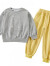 任性地带（REN   XING   DI   DAI）女童套装秋装小熊字母卫衣运动裤休闲两件套4-14岁中小学生衣服潮 白色 110cm