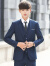 永司18岁男孩成人礼西装礼服高中生大学生西服套装男士五件套韩版小 黑色单件西服 S