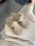 细细条（XIXITIAO）学生冬季居家创意可拆卸棉拖鞋保暖加绒复古防水勃肯鞋女 沙漠棕包头款简约无毛绒款 40-41