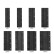 天顺10孔装订夹条黑色压条压边条耗材打孔A4装订机适用厚度3MM到36MM梳式装订机夹条塑封夹条 黑色 28mm 50支装(251-280页)