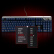AOC 机械键盘 有线键盘 104键全键无冲 RGB光效同步 定制机械轴 双色键帽 三向出线 红轴 游戏电脑键盘 GK530