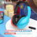 赛德斯（SADES）无线蓝牙耳机头戴式电竞游戏音乐运动耳麦降噪麦克风TYPE-C接口发射器手机电脑通用蓝红