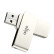 爱国者（aigo）U330  USB3.0 U盘 金属旋转系列 银色 快速传输 出色出众128GB