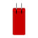 联想（thinkplus）原装口红电源 GaN（氮化镓 ）65W迷你充电器 笔记本电脑/手机/平板通用 便携可折叠 红色