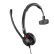 白恩DH96QD单耳水晶头电话机座机话务机舒适降噪耳机耳麦呼叫中心头戴式客服坐席外呼调音静音调节线序