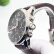 【二手95新】万宝龙 时光行者 自动机械 男士手表 商务正装 机械手表 瑞士钟表 二手奢侈品腕表手表 43mm黑盘计时U0101548