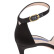【备件库8成新】STUART WEITZMAN 斯图尔特·韦茨曼 SW 女士黑色绸缎高跟凉鞋 NUNAKEDSTRAIGHT BLACK SATIN  37.5