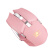 新盟（Technology）曼巴狂蛇无线背光游戏键鼠套装可充电游戏办公键盘套装   复古粉色白光