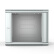 图腾（TOTEN）W2.6609挂墙柜 网络机柜 可落地 9U小机柜 灰白色  钢板厚度：方孔条1.5，侧门0.8，其余1.2mm