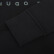 【备件库9成新】HUGO BOSS 雨果博斯 奢侈品 18新款 男士黑色LOGO图案混纺连帽套头衫 50379464 001 L码