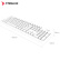 钛度 (Taidu) TKM320召唤师 机械键盘 有线键盘 游戏键盘 全尺寸 樱桃轴 吃鸡键盘  白色 红轴 自营