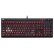 美商海盗船（USCorsair）STRAFE 惩戒者 机械游戏键盘 红色背光 黑色 红轴 绝地求生吃鸡键盘