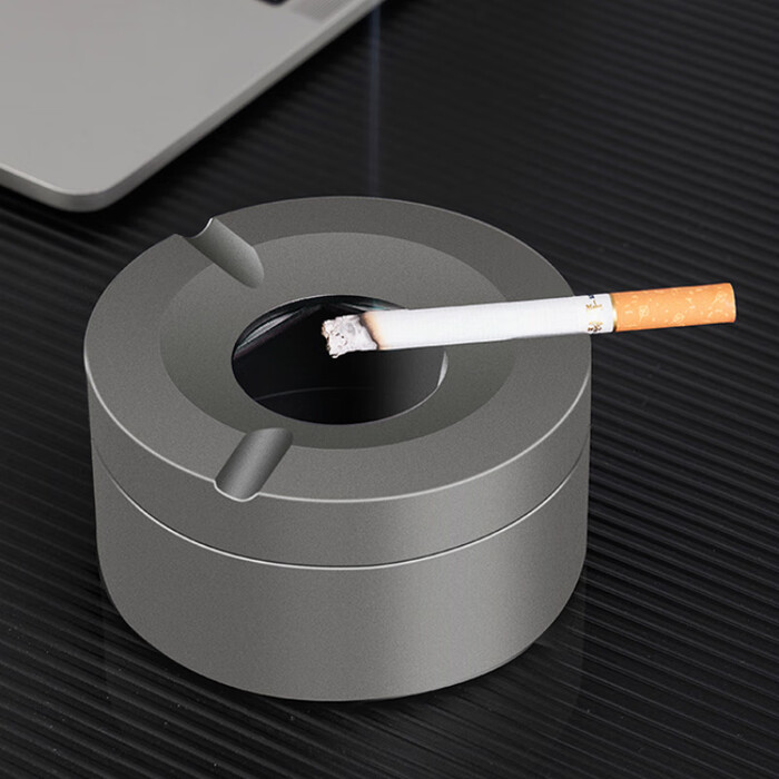 中式烟灰缸高级感创意个性轻奢高档防风家用客厅办公室教师节礼物