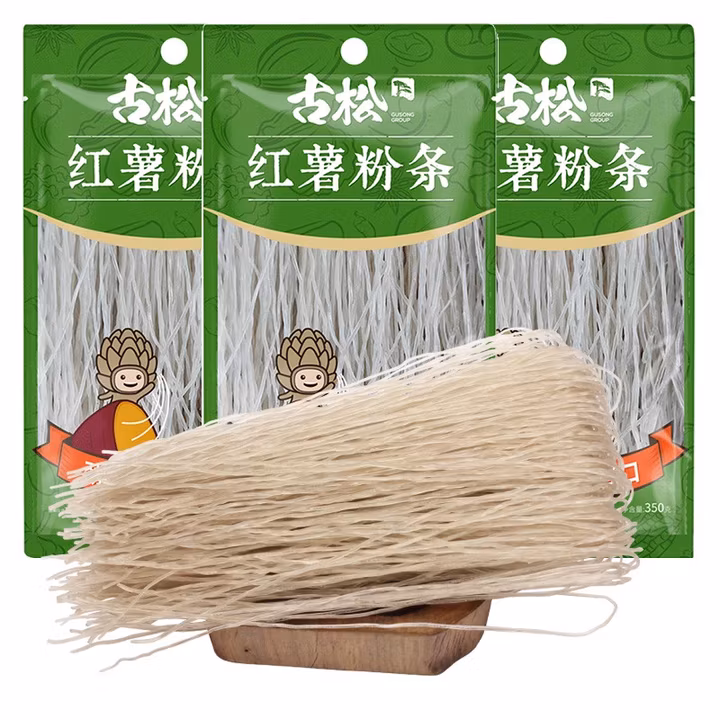 古松红薯细粉条350g古松方便食品 红薯细粉条350g 干货火锅粉丝 二十年品牌