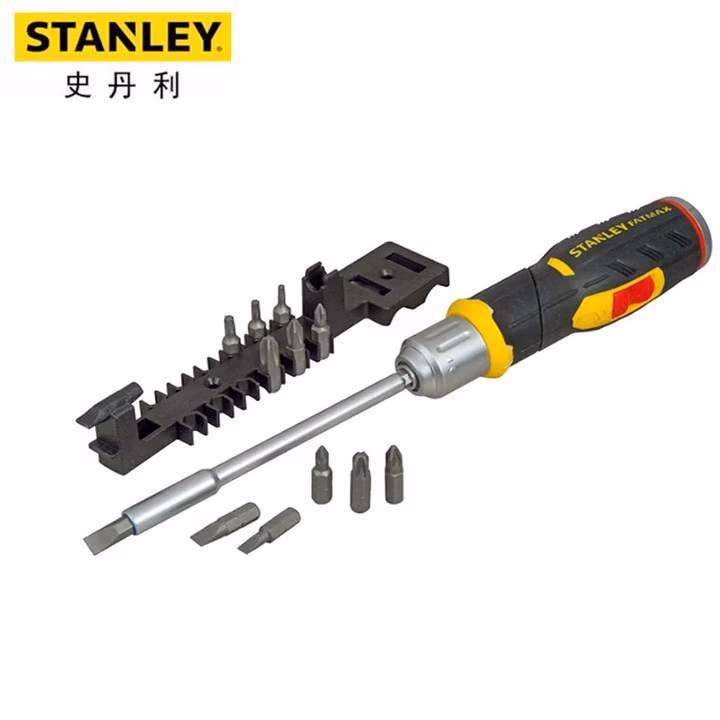 史丹利（STANLEY）13件手柄可弯型棘轮旋柄螺丝刀和旋具头组套FMHT626