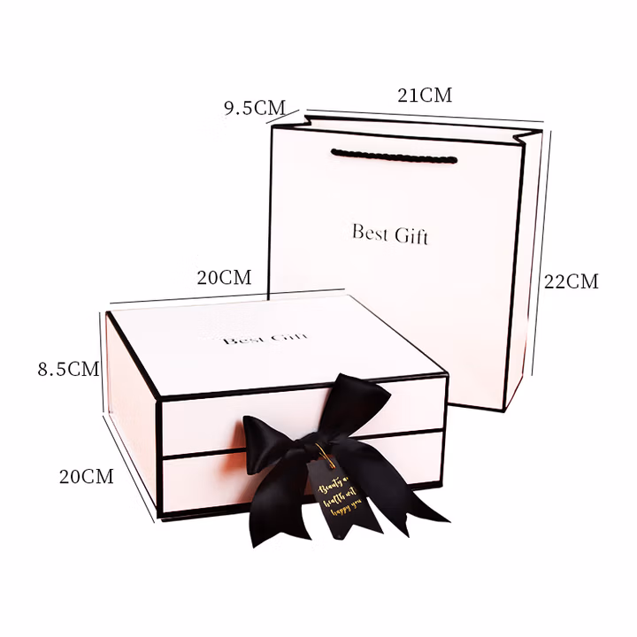 极度空间 礼品手提袋礼品袋礼物包装纸袋子生日礼袋 INS翻盖款*4