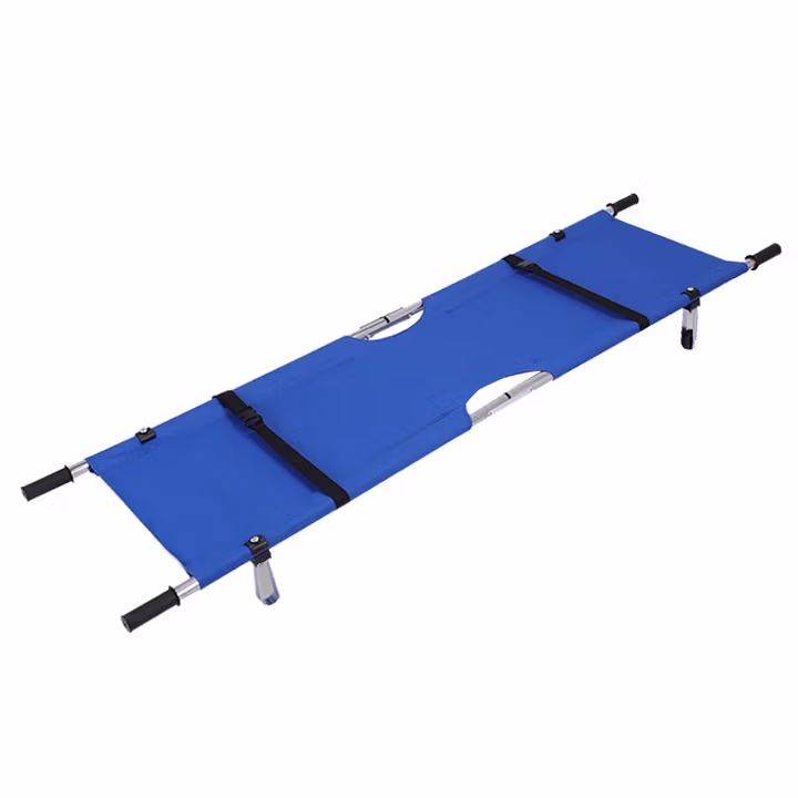 者也CP524者也 多功能可折叠急救救生消防担架 加厚铝合金不锈钢简易布担架 蓝