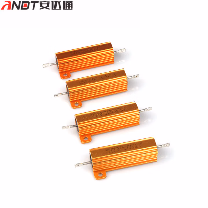 安达通 电阻器 RX24黄金铝壳大功率电阻黄金铝壳大功率电阻 50W3.3R