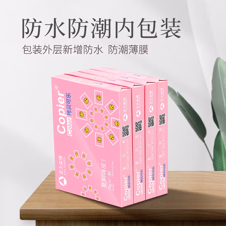 亚太森博 至冠B5 70g 复印纸 500张/包【8包/箱】