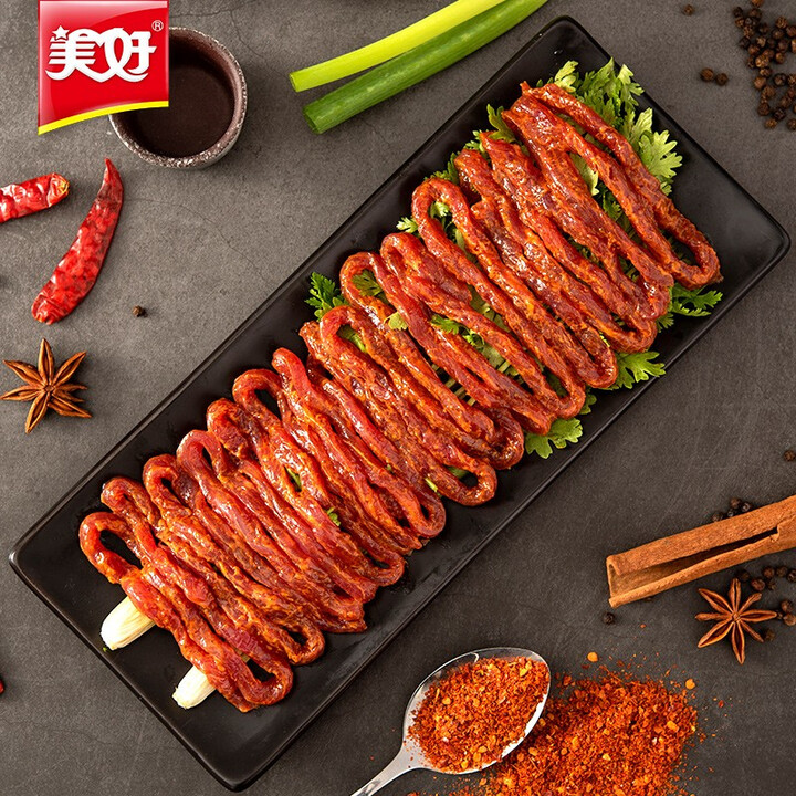 美好 火锅食材 筷子牛肉 150g 任选6件 双重优惠折后￥64包邮 巴掌嫩牛肉、麻辣牛肉可选