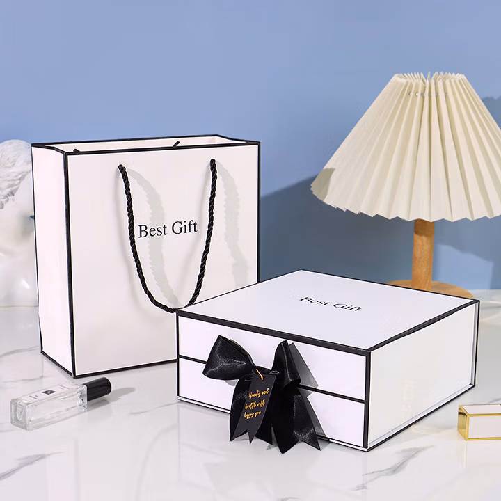 极度空间 礼物包装纸袋商务送礼手提服装袋子生日礼物 白色款*10