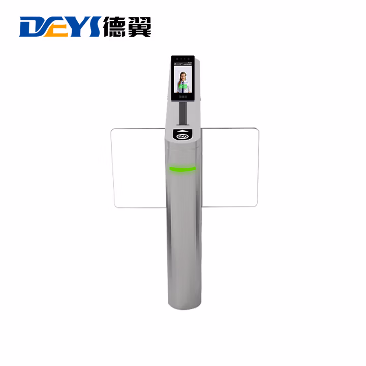 写字楼翼闸超市办公平移小区人行通道闸机一体门禁防撞摆闸健身房系统访客高端速通门人