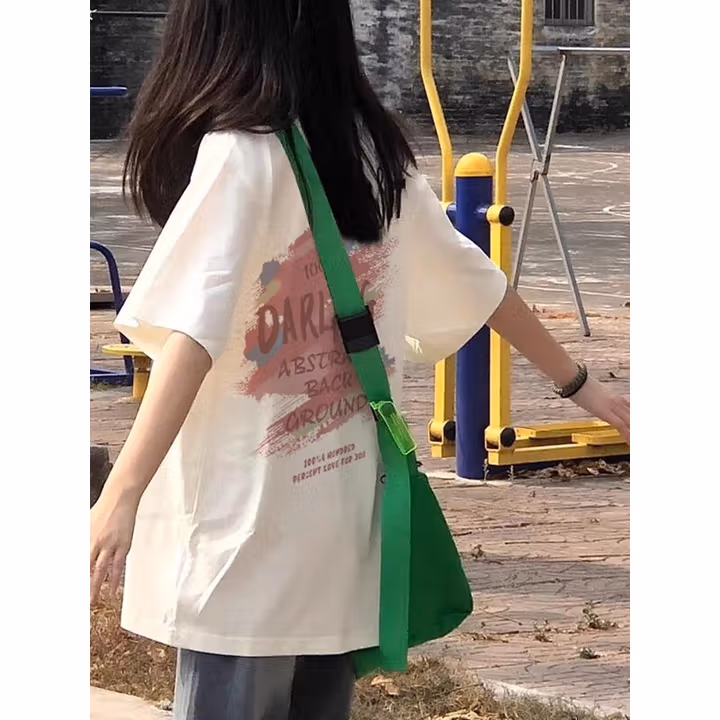 妙奕嘉短袖女夏季新款潮流白色纯棉t恤宽松半袖上衣大码女装显瘦百搭 粉色字母白色短袖【白标纯棉】 L 【建议 115斤内】