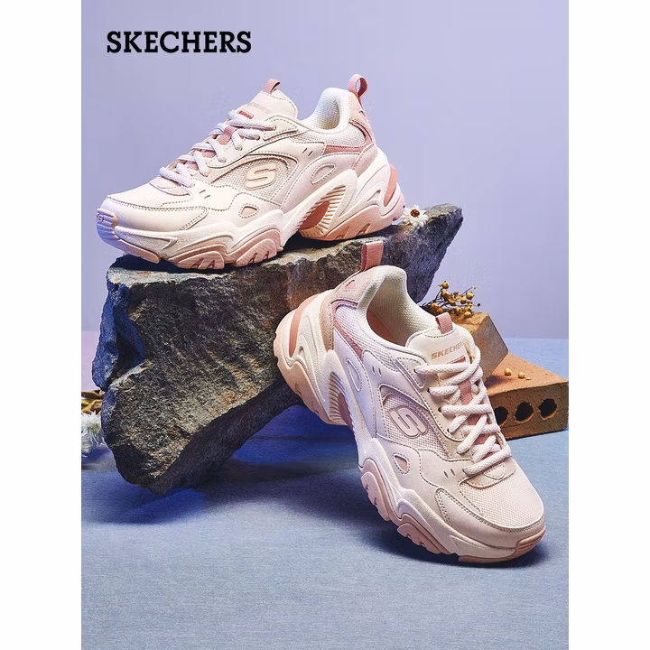 Skechers 斯凯奇 女款复古时尚机甲鞋老爹鞋 149916 多重优惠折后¥159 两色可选 Skechers 斯凯奇 女款复古时尚机甲鞋老爹鞋 149916 多重优惠折后¥159 两色可选