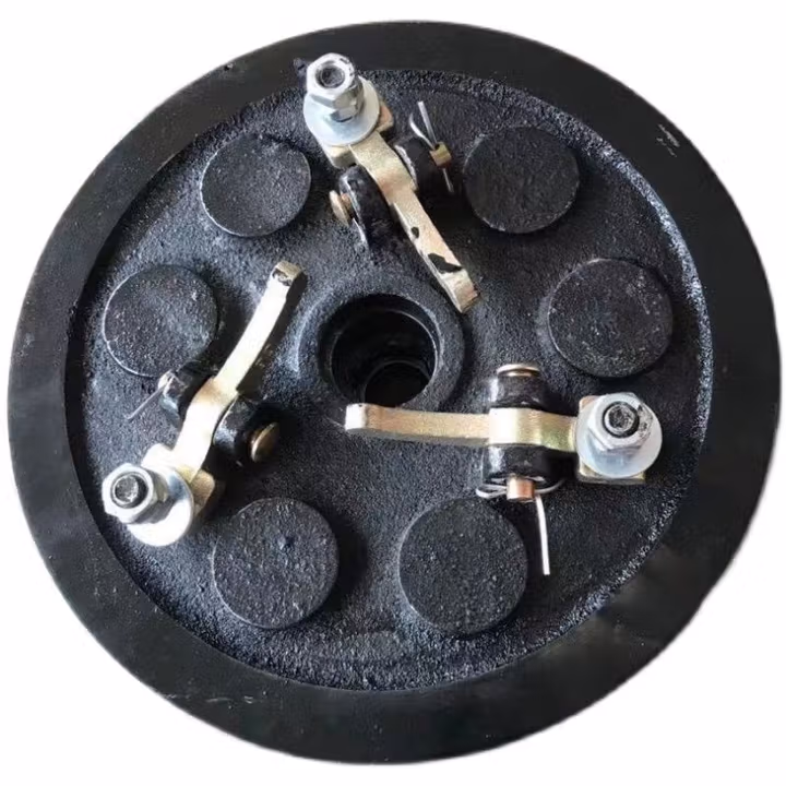沭河101手扶拖拉机离合器总成双槽皮带轮分离总成离合器轴一轴 4外径240内28离合器总成9簧