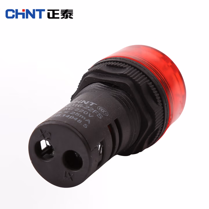 正泰蜂鸣器报警器led断续闪烁发声光ND16-22FS 孔径22mm 24v 2