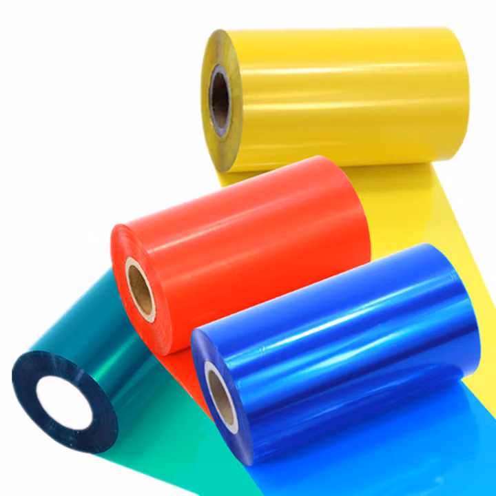 昕维（xinwei）条码打印机碳带标签专用色带 彩色全树脂-蓝色 80mm*30