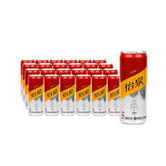 可口可乐（Coca-Cola）怡泉 Schweppes ginger 干姜水 汽水饮料 调酒 330ml*24 整箱装
