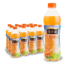 美汁源 Mintue Maid 果粒橙 橙汁 果汁饮料 450ml*12瓶 整箱装 可口可乐公司出品