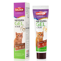 谷登（GOLDEN）猫用营养膏化毛膏猫咪鱼油 宠物成幼猫怀孕哺乳营养补充剂 猫草化毛膏120g