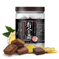 寿全斋  黑糖姜块 姜糖红糖姜茶糖块 独立小包装 180g