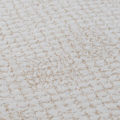 慕尔本天然新西兰羊毛加丝手工客厅沙发卧室地毯现代简约纯色全满铺定制 米白色 160cm*230cm