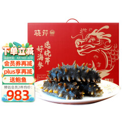 晓芹 大连即食海参 1500g24-30只 辽刺参 海参礼盒