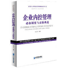 2020版 企业内控管理制度与表格典范 成功企业管理制度与表格典范丛书 标准