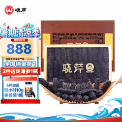 晓芹大连淡干海参 88g 28-32头 辽刺参 海参干货 海参礼盒