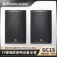皇声音响（HUANG SHENG）皇声KingAudio/ GC15音箱(进口单元)高端KTV酒吧舞台专业音箱15英寸 GC15