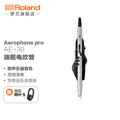 罗兰（Roland）AE-30 电吹管专业萨克斯自带音源Aerophone pro电子吹管乐器 AE-30+赠耳机