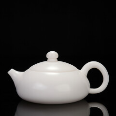 贰号（ERHAO） 贰号陈清宜德化白瓷茶壶陶瓷功夫茶具手工白色单壶富贵壶
