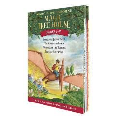 神奇树屋1-4盒装 英文原版 Magic Tree House 玛丽·波·奥斯本 儿童探险文学 小说