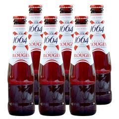 克伦堡1664（Kronenbourg 1664）法国进口啤酒1664红果（树莓）啤酒进口水果啤酒250ml*6瓶