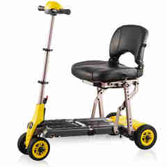 台湾美利驰/merits电动代步车折叠轻便小便携超轻老年人电动代步车锂电池上飞机