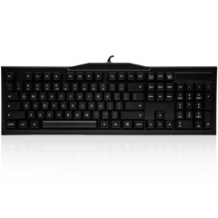 樱桃（Cherry）MX2.0C G80-3802 机械键盘 有线键盘 游戏键盘 全尺寸机械键盘 高键帽窄边 黑色 青轴