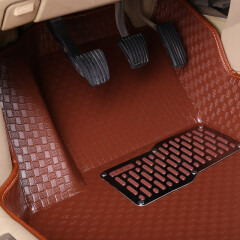 巧夫人大包围汽车脚垫适用于夏利N5 N3 N7 大众朗逸 速腾 迈腾 CC 新宝来 捷达专用 棕色 N7专用