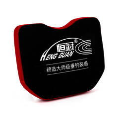 恒冠（HENGGUAN） 恒冠钓箱坐垫钓鱼坐垫透气加厚防水吸盘高弹力记忆棉钓箱垫渔具配件 炫酷黑