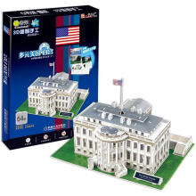 Q书架·爱拼·3D益智手工：多元美国白宫